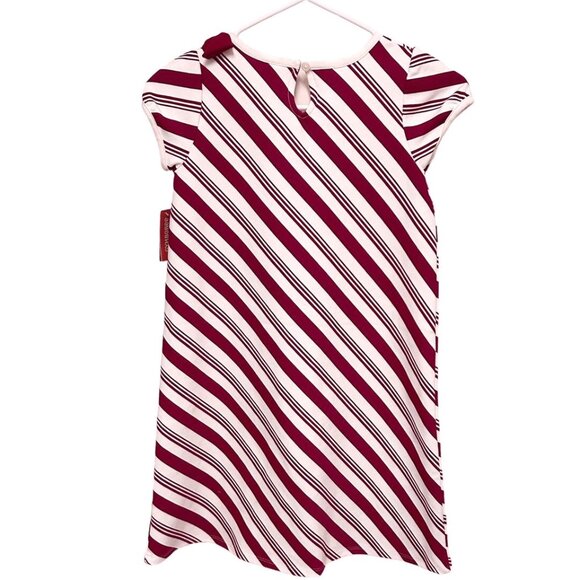NWT Gymboree Ho Ho Ho Candy Cane Striped Ponte Dress Size 10 - Picture 5 of 6